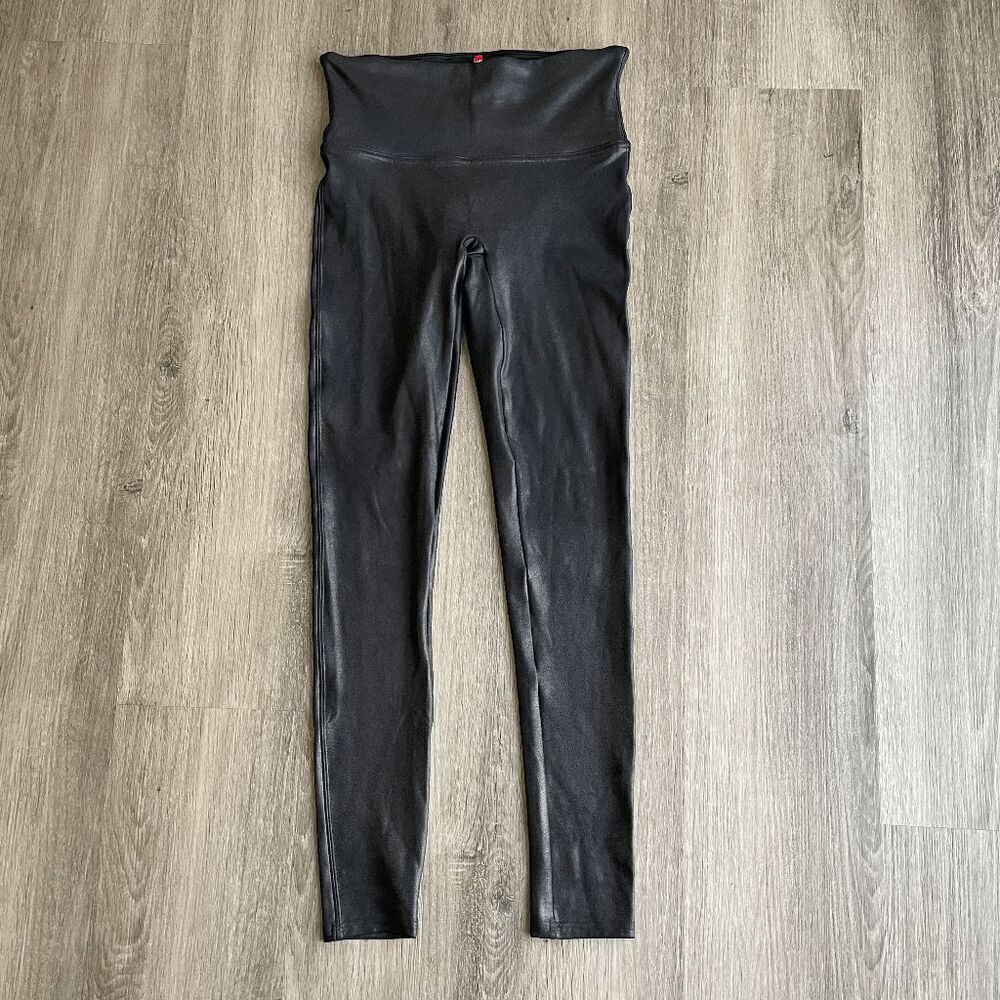 Spanx Faux Leather Leggings Medium​​​​ - Picture 3 of 9